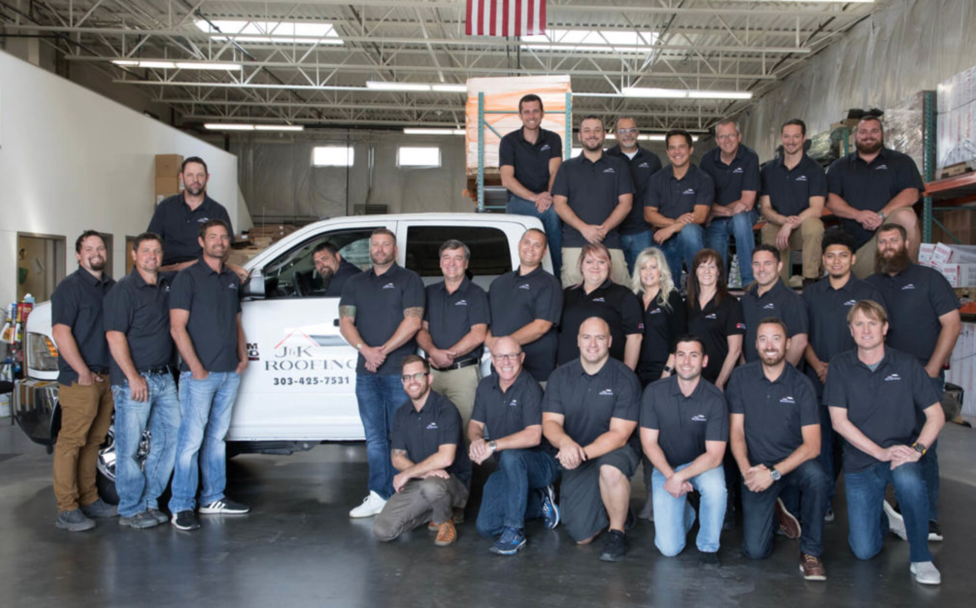 Roofing Team at Work