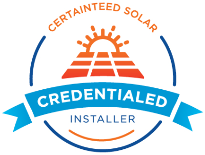 CertainTeed Solar credentialed installer logo