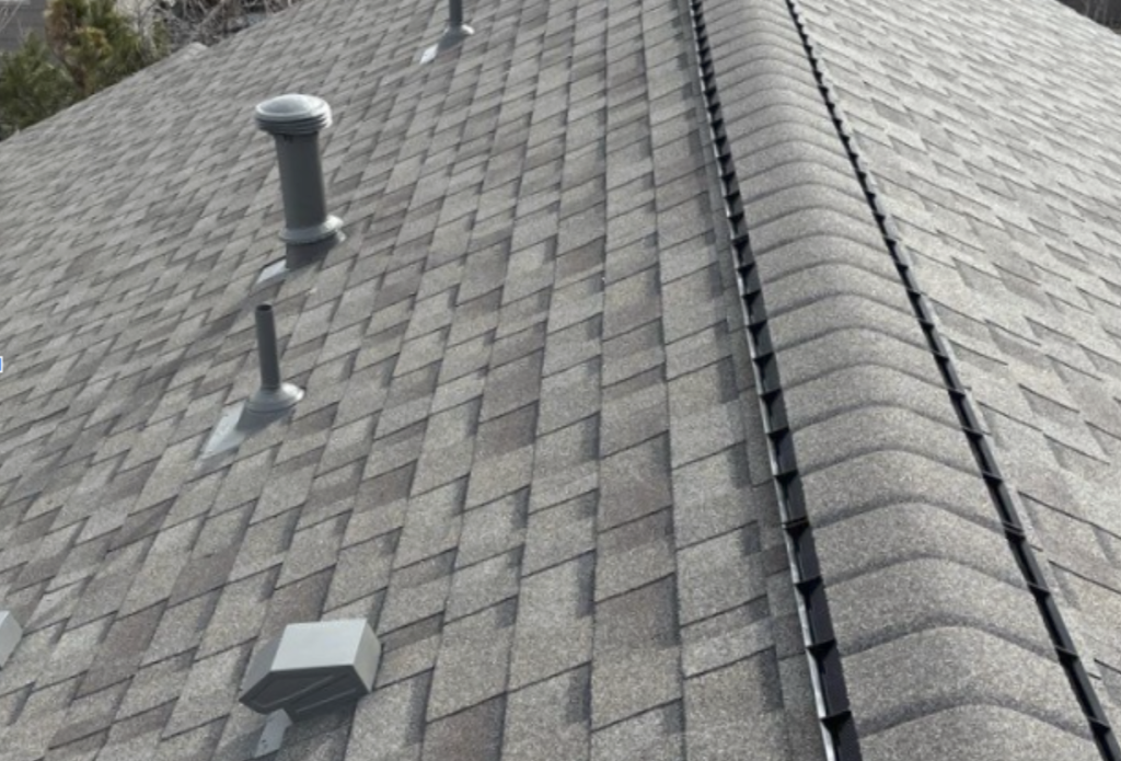 roof ventilation on a residential roof in colorado